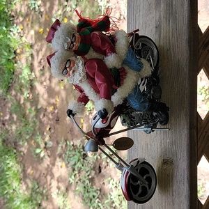 NOT INCLUDED IN SALE !!! SANTA AND MISS CLAUS ON A MOTORCYCLE